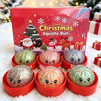 Kerstmis 8,5*5cm Dumplings Blind Box Squishy Grinch & Kerstrendier Squishy Stressverlichtende Speelgoed Cadeau 14+ Jaar Unisex Trend Cadeau