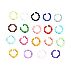 Anillos Abiertos Coloridos Hechos a Mano - Suministros Personalizados para la Creación de Joyería DIY para Collares y Pulseras - Product Image 1