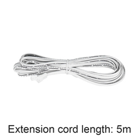 Câble d'extension principal de 5 m pour détecteur de mouvement PIR STEP-05 STEP-09, accessoires d'éclairage d'escalier, fil 3 broches, pour escaliers de 3 à 4 étages, en plastique
