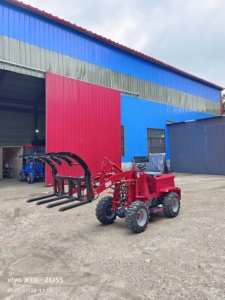 EPA gasoline engine wheel <strong>loader</strong> with <strong>fork</strong> front bucket garden use battery <strong>loader</strong> for sale - Product Image 5