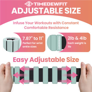 Düşük Minimum Sipariş Adedi Güvenli Kare Velcro Silikon Demir Blok Ağırlıklı Bileklikler Ayak Bileği Ağırlıkları Yoga Fitness Spor Eğitimi için - Product Image 3