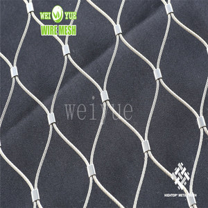 All'ingrosso rete di rete in acciaio inossidabile annodata ossido di 304 nero 316 per la protezione della maglia dello Zoo - Product Image 4