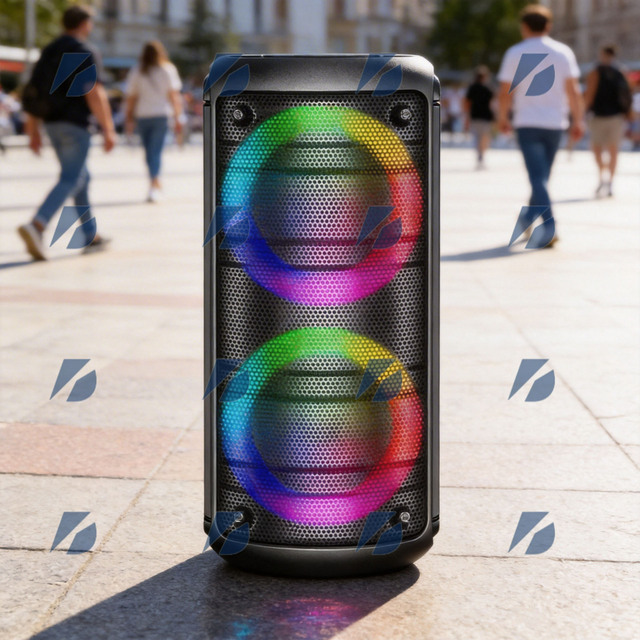 KTS Wireless Portable Outdoor Party Speaker with TWS&FM&USB 6.5inch Battery 2000-3000mAh 10-30W KBroad KTS-2056 Factory Price