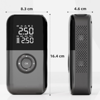 Pompe à air pour voiture certifiée CE ROHS IEC, pompe à air numérique électrique portable sans fil, compresseur d'air pour voiture 12 V