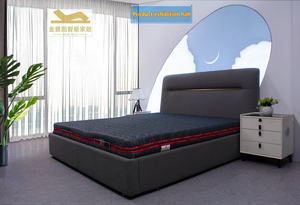 <span class=keywords><strong>Kim</strong></span> Ya Biểu Đồ Giá Tốt Nhất Mattressspring Giường Nệm Vua Kích Thước Cao Su Gối Top Bộ Nhớ Bọt Cuộn lên Hộp Nệm - Product Image 2