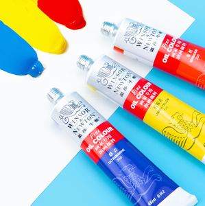 Set de Pintura al Óleo para Artistas <span class=keywords><strong>Winsor</strong></span>&Newton de 45 ml, 55 Colores, Kit de Pintura al Óleo No Tóxica para Principiantes con Lienzo - Set de Iniciación - Product Image 2