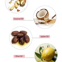 Huile de massage pour le corps de luxe en gros, huile de noix de coco, lotion, bougie de massage, bougie en étain avec pots, bec verseur