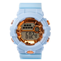 Jam Tangan Digital untuk Pelajar, Gaya Olahraga, Desain Minimalis Korea, Bercahaya, Jam Tangan Olahraga Pria Tahan Air