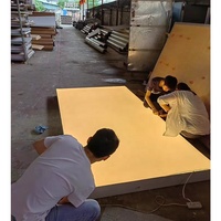Boîte lumineuse LED sans cadre, boîte lumineuse en tissu, boîte lumineuse de plafond, décoration de plafond, fabricant de tissu