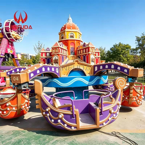 Bateau rebondissant rotatif sur le thème de <span class=keywords><strong>Venise</strong></span>, avec lumières LED, pour parcs d'attractions, directement de l'usine - Product Image 1