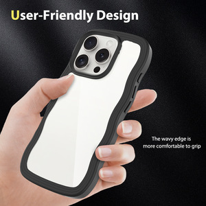 Cross-Biên Giới Cho Apple 16E Hai-Trong Một Cao Cấp Bảo Vệ Trường Hợp Đơn Giản Trong Suốt Sóng Cạnh Thiết Kế Cho <span class=keywords><strong>iPhone</strong></span> <span class=keywords><strong>7</strong></span> Cộng Với Ins Phong Cách - Product Image 5