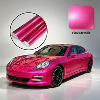 Produits de beauté en gros, film de protection de peinture PPF rose pailleté métallique super brillant avec effet cristal, sans bulles