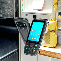 PDA industriel avec système Android 10.0 4G Full Netcom Scanner de codes à barres à écran HD 4 pouces Terminal portable bon marché