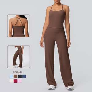 Conjunto Deportivo para Mujer, Tallas Grandes, Ropa Deportiva, Alta Elasticidad, Cintura Alta, Fitness, Gimnasio, Transpirable, Agradable al Tacto - Product Image 1