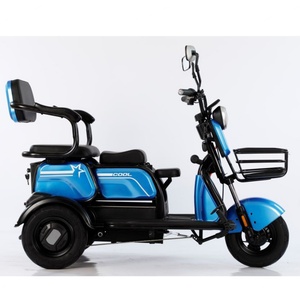 Triciclo Eléctrico Popular de Fábrica China, Scooter Eléctrico Seguro para Adultos, Herramienta de Movilidad con Asiento para Bebé - Product Image 2
