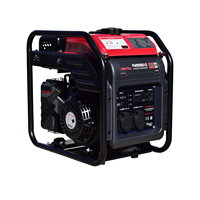 Générateur d'essence portable économique 4000W 3.6KW 4.5KVA 230V monophasé 4 temps à châssis ouvert pour la construction résidentielle et la sauvegarde d'alimentation