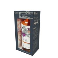 Luxury Custom Recyclable Made Champagne Boxes Rigid Cardboard Paper Whisky Alcohol Wine Glass Bottle Gift Box Packaging