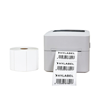 Autocollant étanche vierge 80mm x 50mm 500 pièces papier d'étiquette de code à barres adhésif thermique 80x50 autocollant étiquette thermique directe