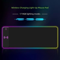 Usine OEM étanche rvb tapis de souris de jeu Led ordinateur tapis de souris tapis de souris clavier tapis de bureau protecteur rvb lumineux
