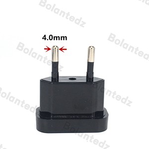 New CN chúng tôi để EU Euro Châu Âu cắm adapter 2 Vòng ổ cắm chuyển đổi du lịch Điện Power Adapter Ổ Cắm Trung Quốc để EU cắm - Product Image 5