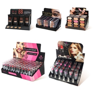 Free Customized Lash Lipstick Eyelash Cardboard Corrugated Counter Makeup Cosmetic Countertop Display Stands <b>Boxes</b> - Product Image 4