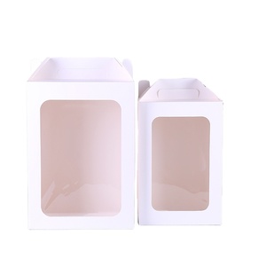 Sang Trọng Cửa Sổ Mở Trong Suốt Món Quà Kỳ Nghỉ Túi Con Rối Đồ Chơi Bao Bì Tùy Chỉnh Kraft Túi Giấy - Product Image 1