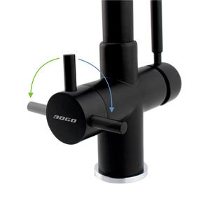 Robinet de cuisine 4 voies en acier inoxydable, filtre à eau 4 en 1 - Product Image 6