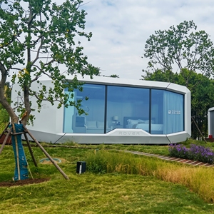 Villa Modular de Lujo con Cabina Modificada para Glamping, con Cristal Panorámico, Casa Contenedor Portátil para Hotel al Aire Libre, Diseño Moderno Xpgc Xpgc - Product Image 4