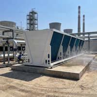 Sistem Pendingin Hibrida Adiabatik Dry Cooler dengan Pad Pendingin Semprot Tipe V 800kW untuk Pendinginan Proses Pembangkit Listrik