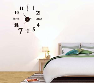 Reloj de Pared Creativo 3D Simple de 14-30 Pulgadas, Sin Perforaciones, Reloj Digital Decorativo para Pared - Product Image 6