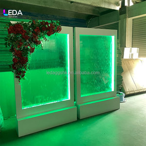 LEDA Letrero de Bienvenida Metálico Desmontable con Efecto de Agua, Iluminado, para Bodas, Fondo de Cascada, Decoración Floral para Entrada de Recepción - Product Image 6