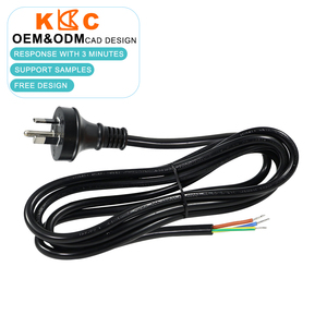 สายไฟปลั๊กแบบเปิด 3 ขา SAA ออสเตรเลีย, สายไฟ AC 3 แกน 220V 250V 10A, สำหรับอุปกรณ์ไฟฟ้าและเครื่องจักร - Product Image 2