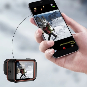 Caméras d'<span class=keywords><strong>action</strong></span> sportives miniatures professionnelles étanches IP68 WiFi pour sports de plein air 4K bon marché fabriquées en usine - Product Image 4