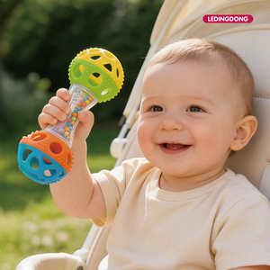 Jouets pour bébés nouveau-nés sans BPA, hochet en silicone à mâcher pour bébés de 0 à 6 mois - Product Image 5