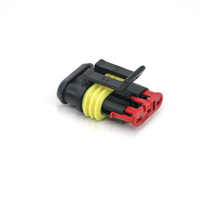 Jiefond 282087-1 AMP Super Seal Série 1.5mm Connecteur de faisceau de câbles automobile étanche IP67 en nylon mâle/femelle Qualité OEM