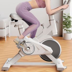 <span class=keywords><strong>Vélo</strong></span> de spinning d'intérieur silencieux pour entraînement cardio, équipement de gym à domicile, <span class=keywords><strong>vélo</strong></span> <span class=keywords><strong>stationnaire</strong></span> à résistance réglable pour la perte de poids - Product Image 3