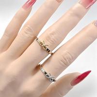 Bague nœud papillon en acier inoxydable 316L plaqué or 18 carats, résistante au ternissement, élégante, polyvalente, fine, pour femme