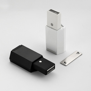Interruptor de rebote para puerta de armario de aleación de aluminio, mecanismo de resorte con botón pulsador, apertura automática sin manija, diseño moderno y sencillo - Product Image 1