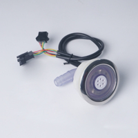 Pièces de baignoire hydromassante 220V, lumière LED subaquatique, lampe à bulles d'air, jets de bulles portables modernes encastrables pour spa