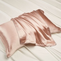 Ensemble de taies d'oreiller en soie de mûrier naturelle pure de qualité 6A, 22 mm, 100 % naturelle, personnalisées, luxueuses, en soie satinée douce, linge de lit