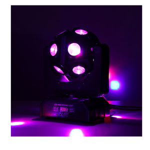 El más nuevo LED 4in1 RGBW Beam Disco Football Moving Head Light 12PCs Mini Stage Ball RGBW Focos para DJ Ball Disco Effect - Product Image 6