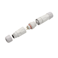 Nylon de haute qualité IP68 M12 2/3 broches connecteur étanche connecteur de fil avec bouchon à vis prises mâles femelles