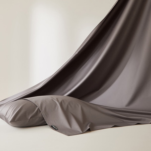 Drap <span class=keywords><strong>de</strong></span> lit simple en coton à fibres longues 300 fils/cm² |   Hôtel <span class=keywords><strong>de</strong></span> luxe <span class=keywords><strong>de</strong></span> niveau Aman, utilisation en toute simplicité, soyeux et doux pour la peau, idéal pour dormir nu. - Product Image 5