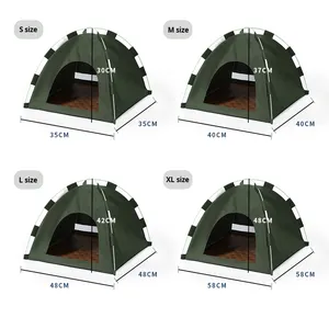 Cross-Border <strong>Large</strong> <strong>Pet</strong> Nest Oxford Cloth Fiberglass Removable Breathable Foldable <strong>Pet</strong> <strong>Tent</strong> <strong>Outdoor</strong> Dog House Cat Camping - Product Image 3
