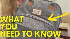 Muestra Gratuita, Personalización con Logotipo, OEM, Bolso de Pañales Grande de Piel Vegana para Maternidad, Mochila para Pañales de Bebé Recién Nacido - Product Image 5