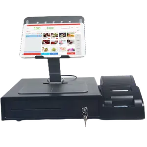New Design All in One Handheld Cash Register Equipment Android POS System Machine with WIFI BT NFC Card Reader