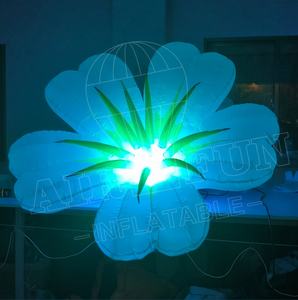 Iluminación LED Etapa gigante Flor de lirio inflable decorativa para colgar en el techo - Product Image 4