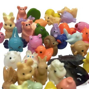 Mini-animaux en résine, figurines miniatures en résine, canards, hiboux, grenouilles pour micro-paysages, maisons de poupées, aquariums - Product Image 1