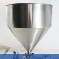 Pompe à piston semi-automatique à servo-moteur pour liquides visqueux (beurre de cacahuète, lotion, crème, confiture, miel, pâte épaisse) en bouteille de verre