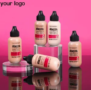 custom private label changing color foundation makeup foundation for black skin waterproof original liquid foundation supplier